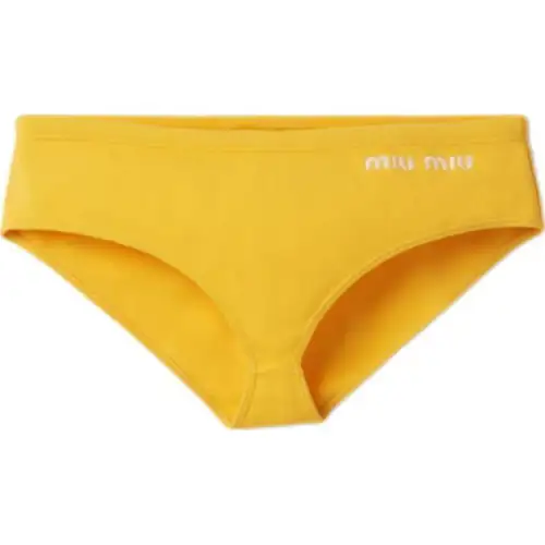 MIU MIU Bikinis Women's Yellow Moderate