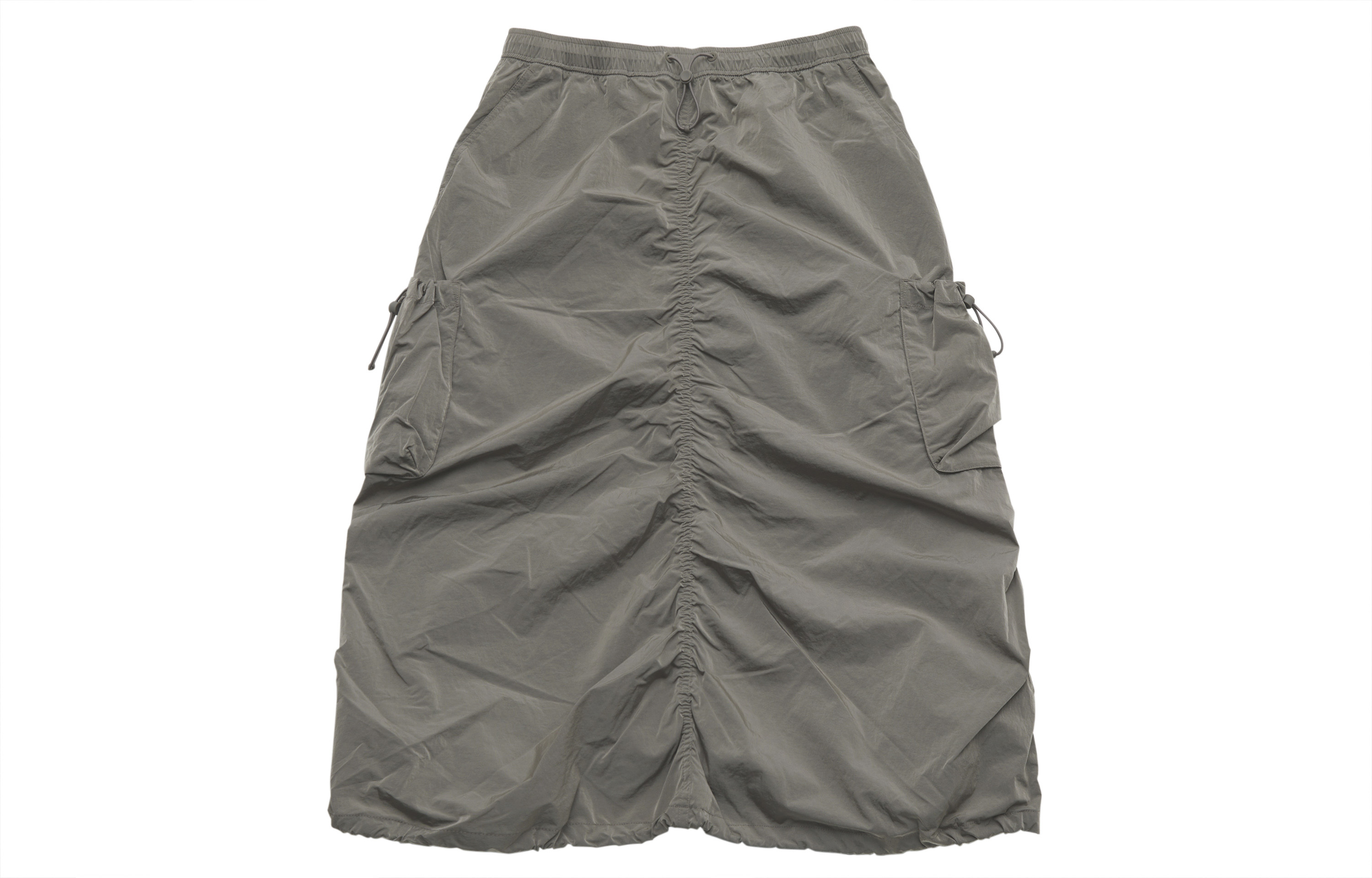 Женская юбка MLB SS25 logo (серо-коричневая)