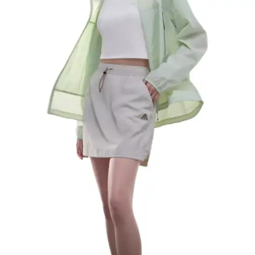 Anta Sports Life Collection Casual Short Skirts Women's Sand Dune Gray