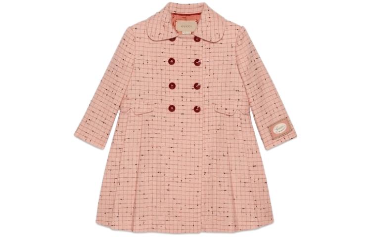Куртка Gucci FW23 (розовая в клетку)