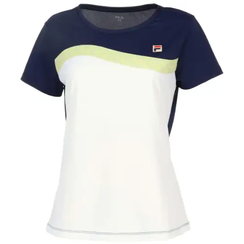 FILA Tennis Tops Women's Ivory Crew Neck Moderate