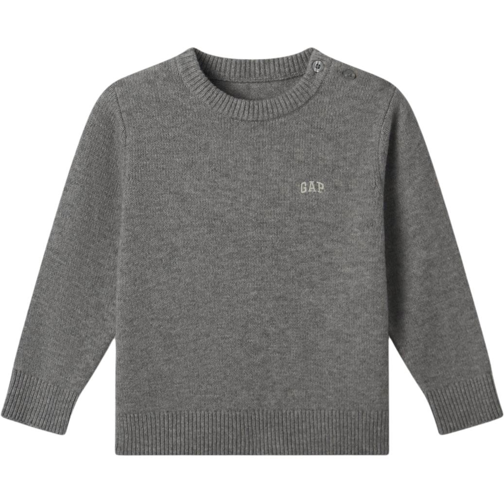 Свитер GAP logo (серый) — фото 4