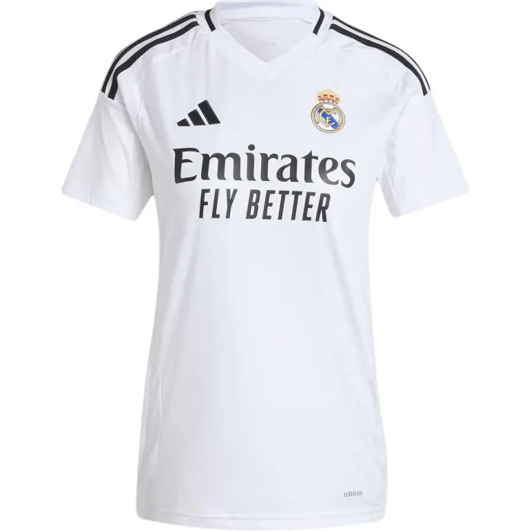 Adidas Real Madrid SS24 Soccer Jersey Women's White