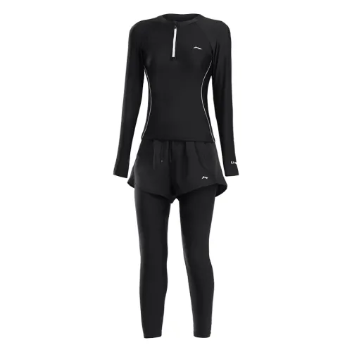 Li Ning Two Piece Swimsuit Women's Black