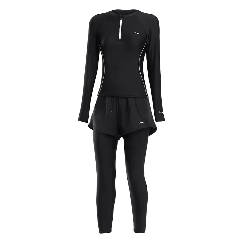 Li Ning Two Piece Swimsuit Women's Black