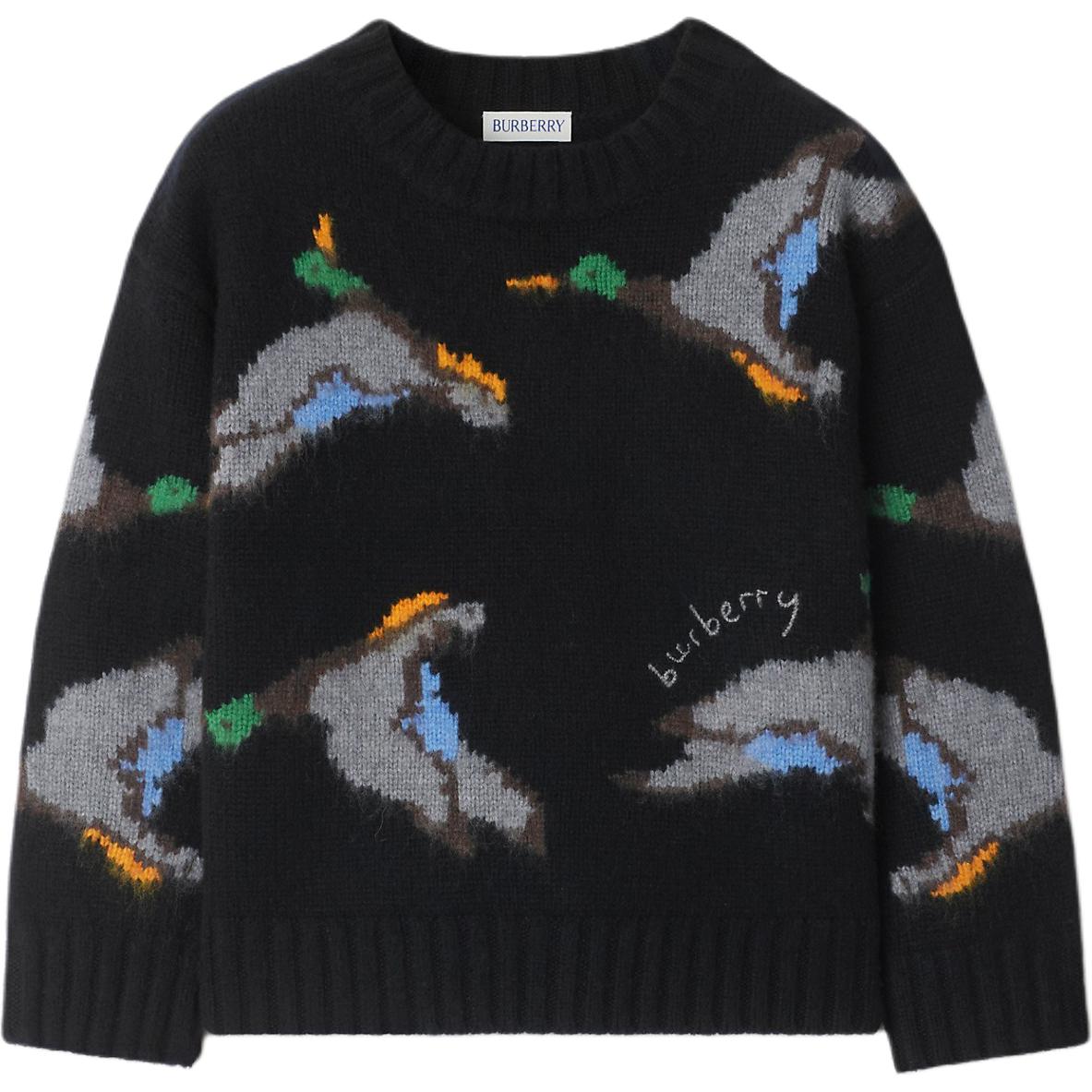 Мужской свитер Burberry Waterbird (черный)