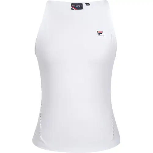 FILA Sleeveless Sports Shirts Women's White Racerback