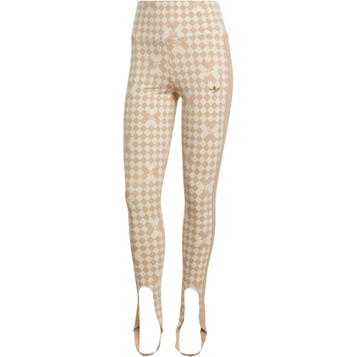 Adidas SKI CHIC ALLOVER PRINT TIGHTS Sports Pants Women's Yellow White