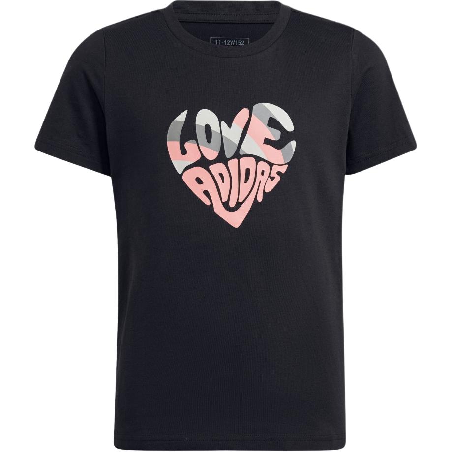 Детская футболка adidas Logo Tee (черная)