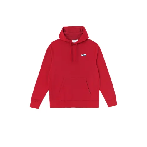 FILA Sweatshirts Men's Red Hooded Moderate