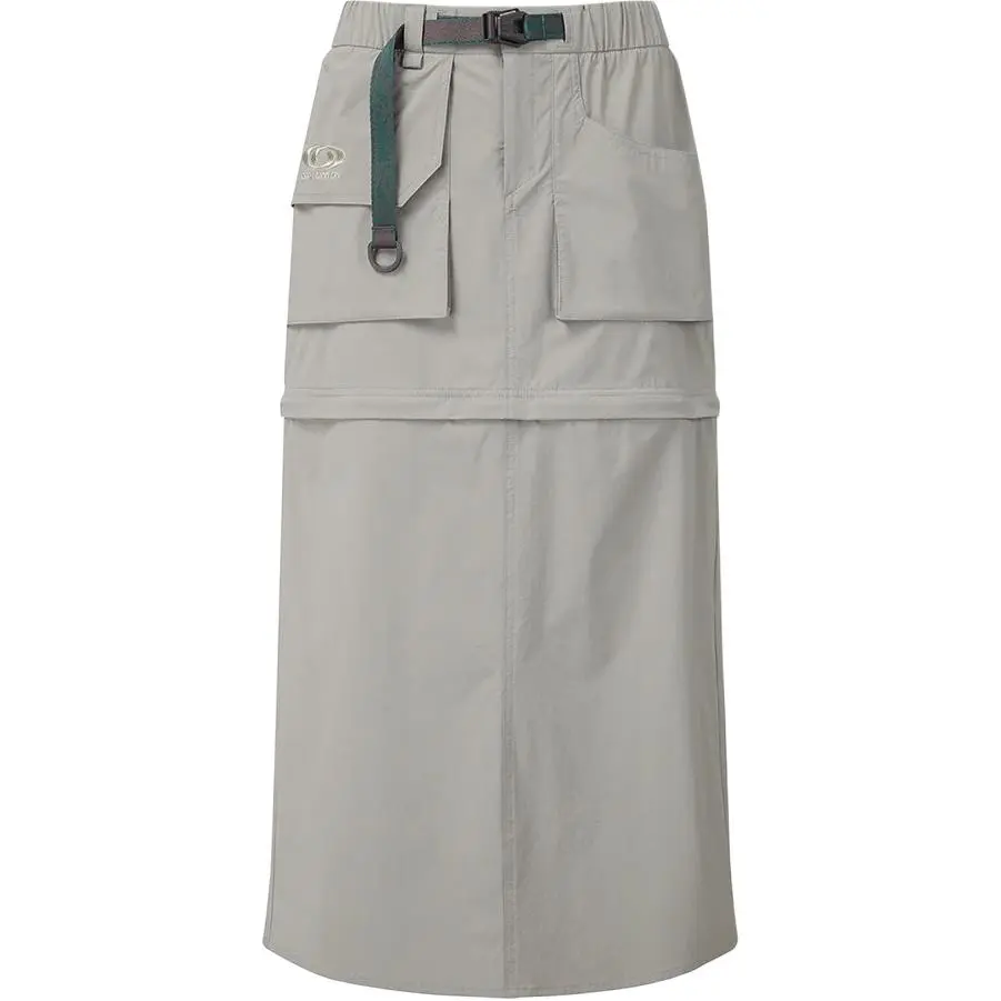 SALOMON Casual Long Skirt Women's Gray