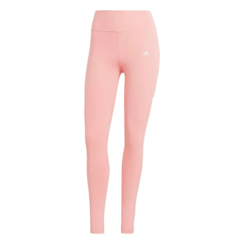 Adidas OPTIME 3 STRIPES FULL LENGTH LEGGINGS Sports Pants Women's Pink