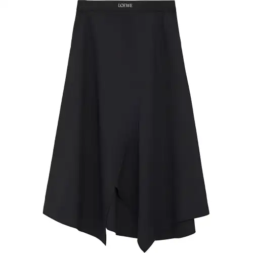 LOEWE Casual Long Skirt Women's Black