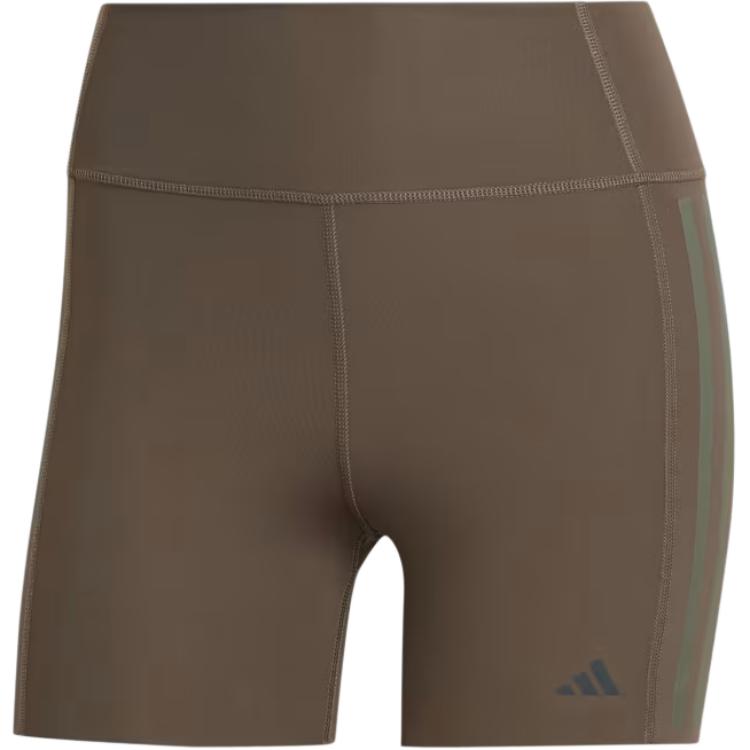 Adidas Free Shipping With AdiClub Optime 4-Inch Raw-Cut-Hem Leggings