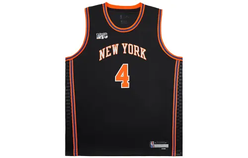 Nike Letters and numbers with a round collar, black children's basketball uniform for training, children's clothing
