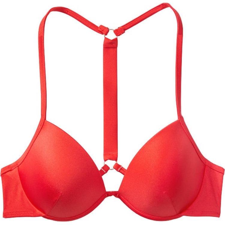 Victoria's Secret Two Piece Swimsuit Women's Orange Red Diamond