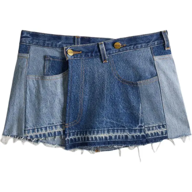 COACH Denim Short Skirts Women's Blue