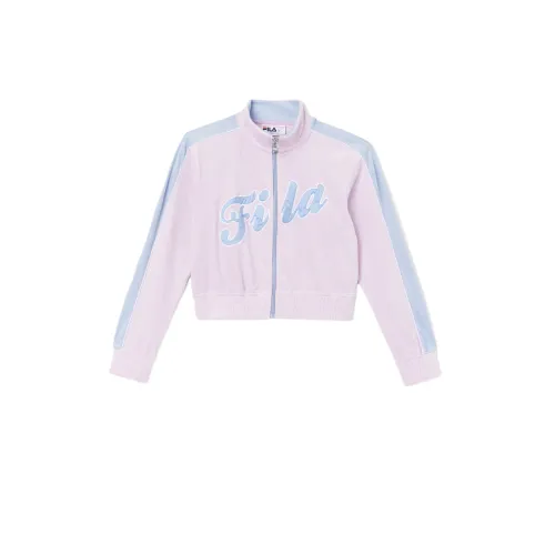 FILA Jackets Women's Pink Stand Collar Moderate Other