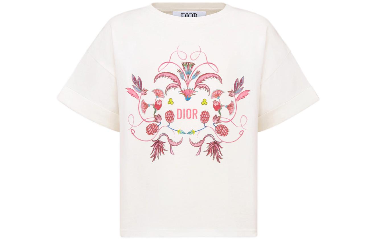 Женская футболка Dior DIORT SS24 (белые)