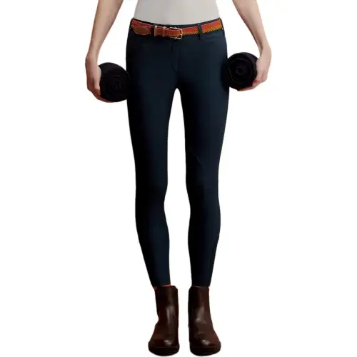 HERMES Equestrian Outfit Women's Marine Blue
