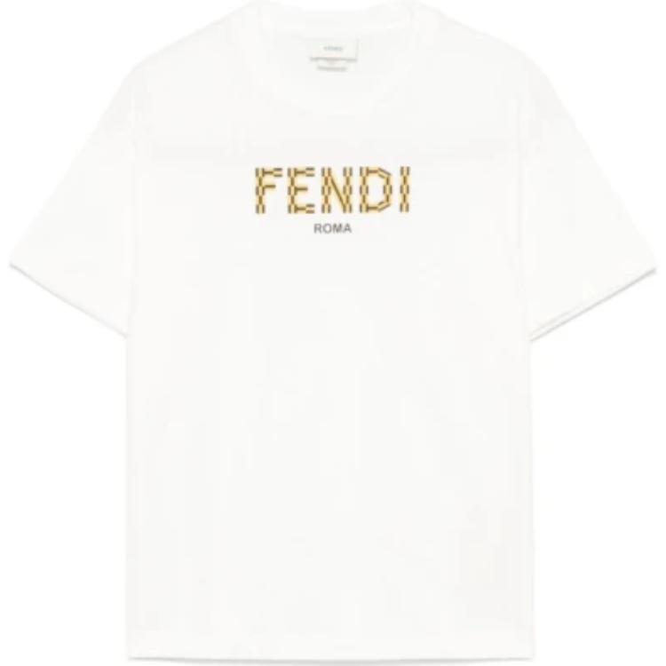 Женская футболка Fendi (белая)