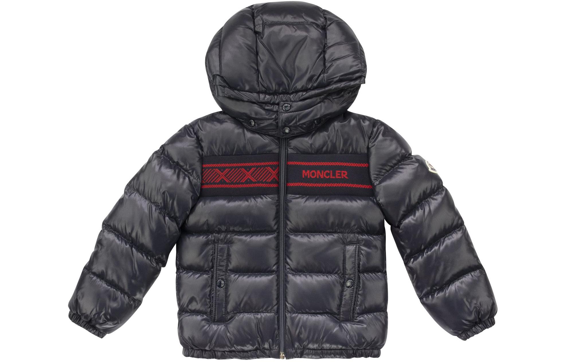 Мужская зимняя куртка Moncler для мальчиков (черная)