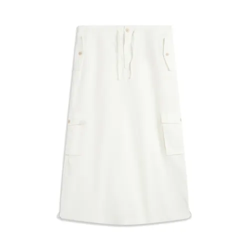 Li Ning x GUGONG,LIANMINGKUAN China Culture Collection Casual Long Skirt Women's White