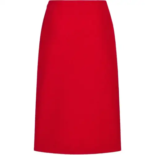 DIOR FW24 Casual Long Skirt Women's Bright Red