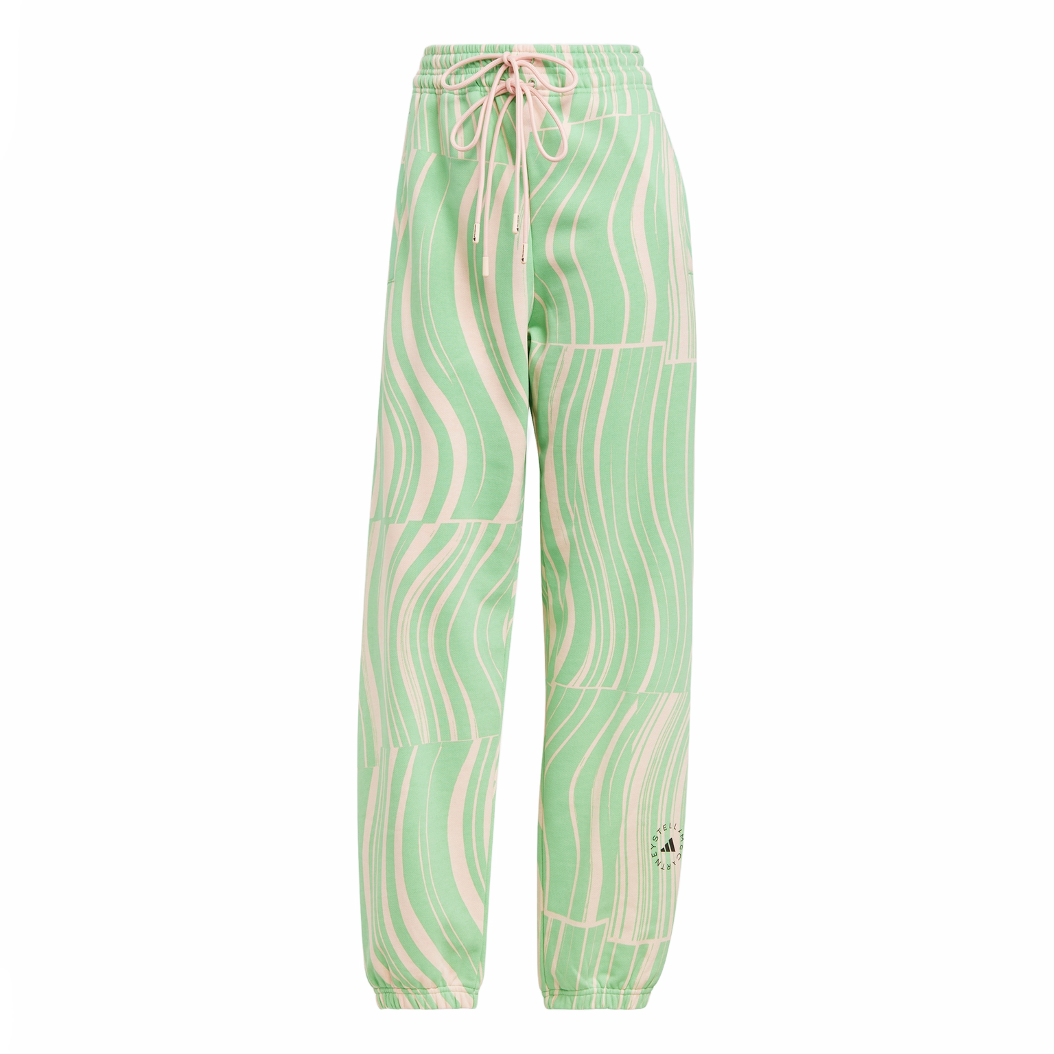 Adidas TRUECASUALS SWEAT PANTS Sports Pants Women’s Bright Green/Light Pink