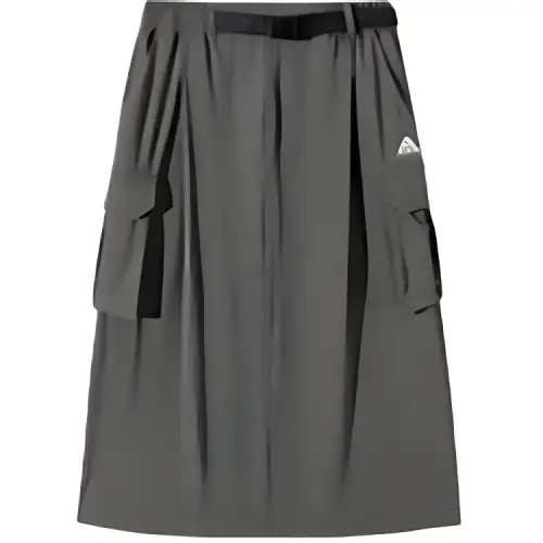 Anta Sports Life Collection Casual Long Skirt Women's Graphite Gray