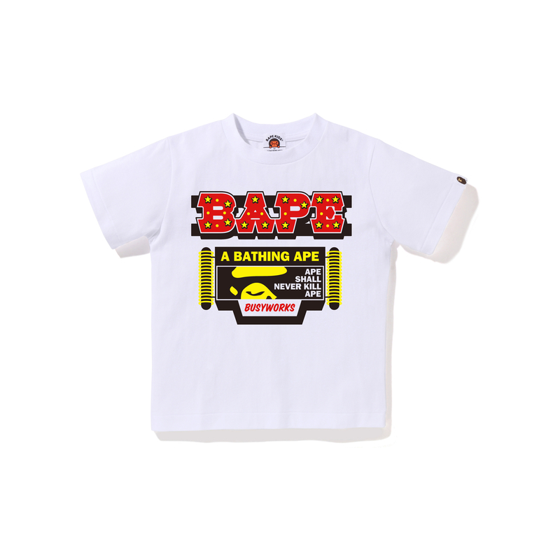 Детская футболка A BATHING APE T FW24 (белая)
