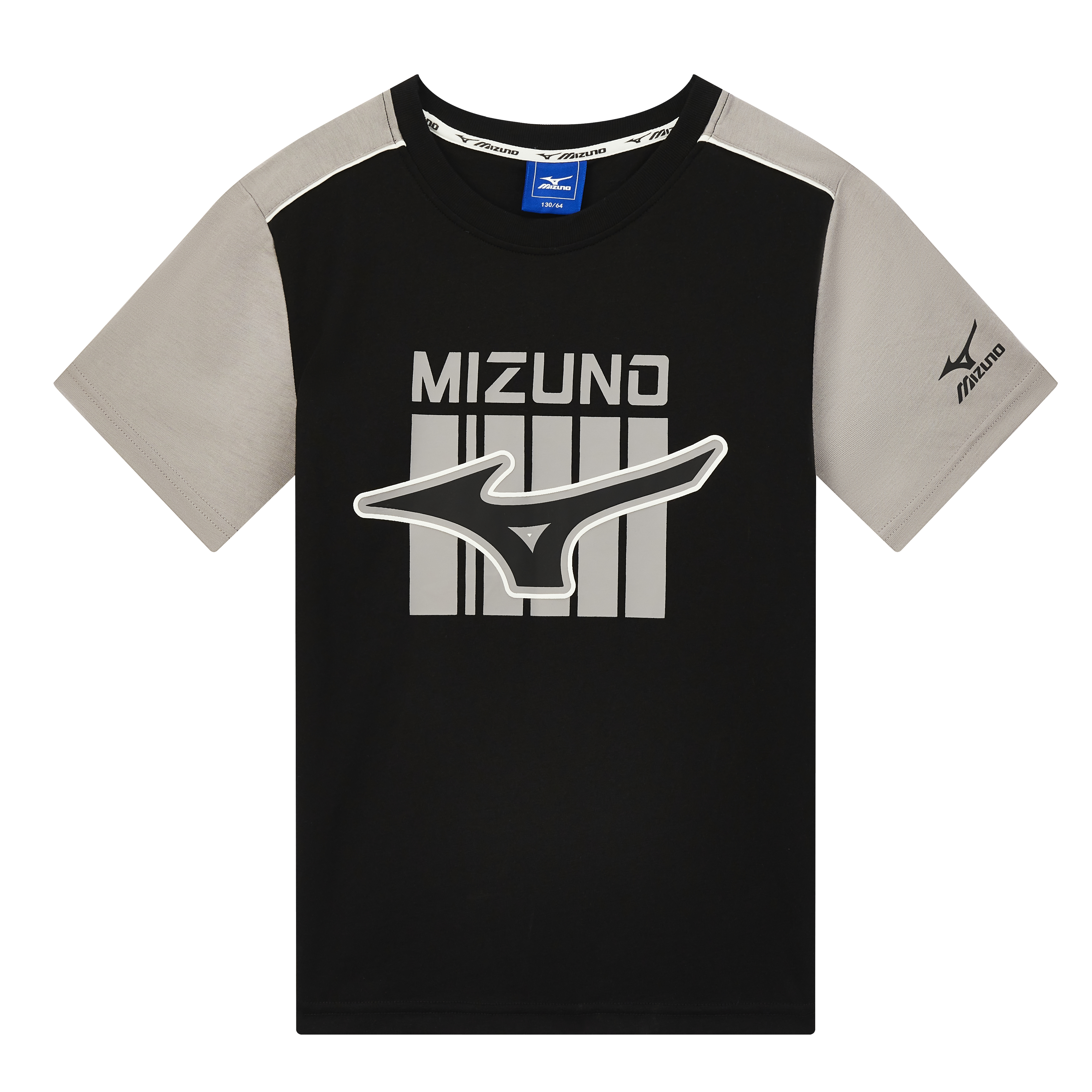 Детская футболка Mizuno Logo Tee (разноцветная)