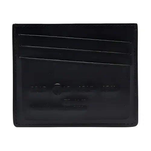 Maison Margiela Calfskin Card Holder, Wallet Men's Black