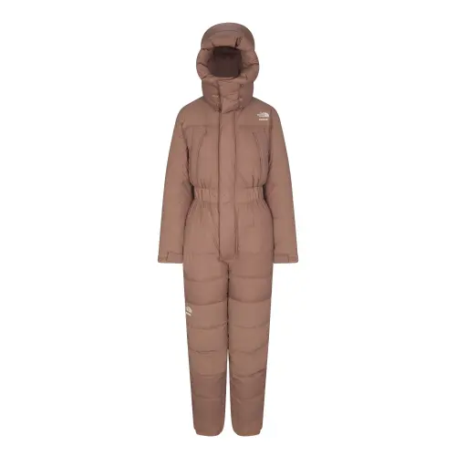 THE NORTH FACE x SKIMS FW24 DOWN ONE PIECE Ski Coverall Women's Light Brown