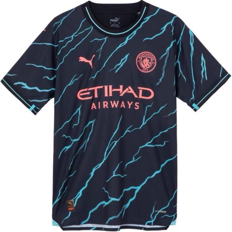 PUMA Manchester City 2023 24 Authentic Third Soccer Jersey Women’s Blue