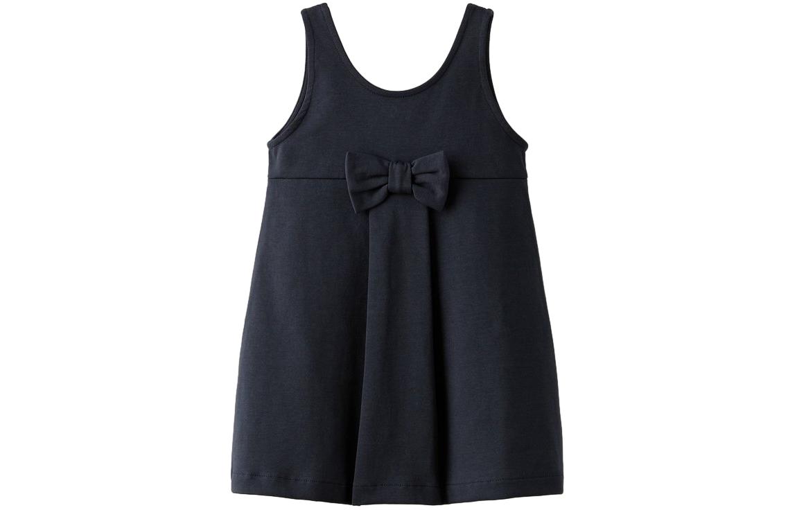 ZARA Children's dress, blue vest sleevless, square neckline