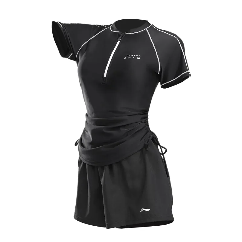 Li Ning Two Piece Swimsuit Women's Black