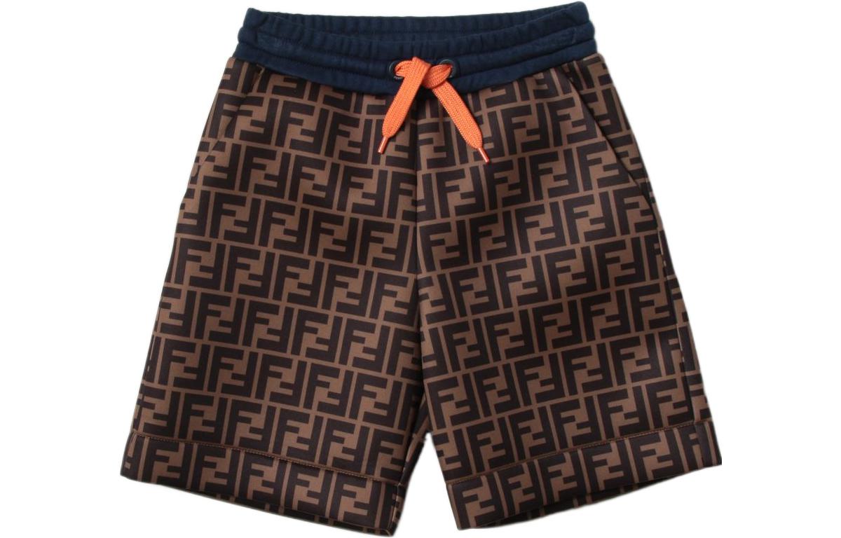 Шорты Fendi FENDI SS23 Logo (коричневые)