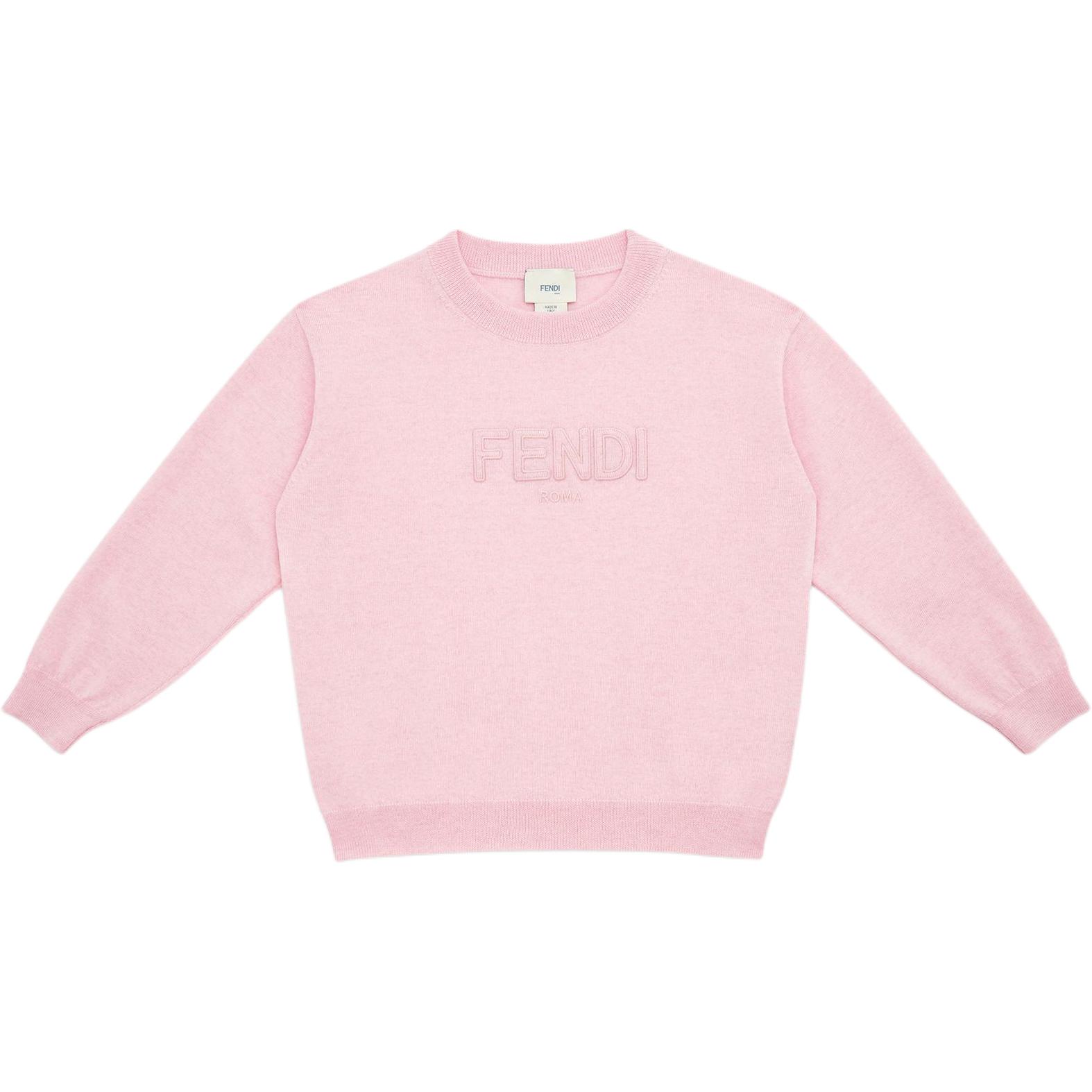 Детский свитер Fendi (розовый)
