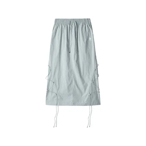 Skechers x Targetto Casual Long Skirt Women's Light Dusty Gray