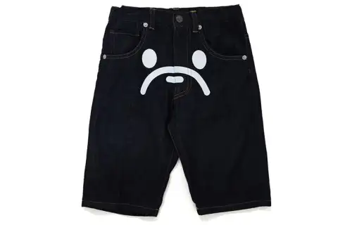 A BATHING APE Children's shorts, print, loose straight fit