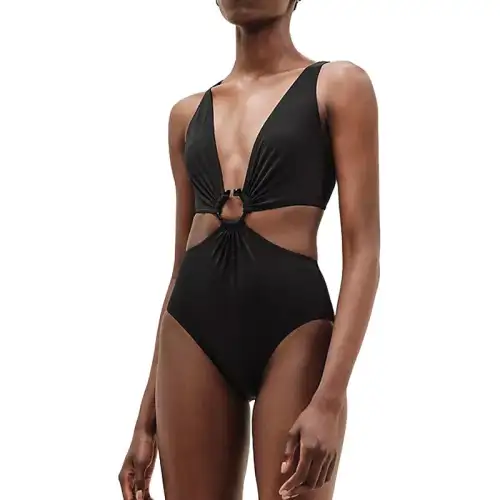HERMES Bikinis Women's Black Moderate