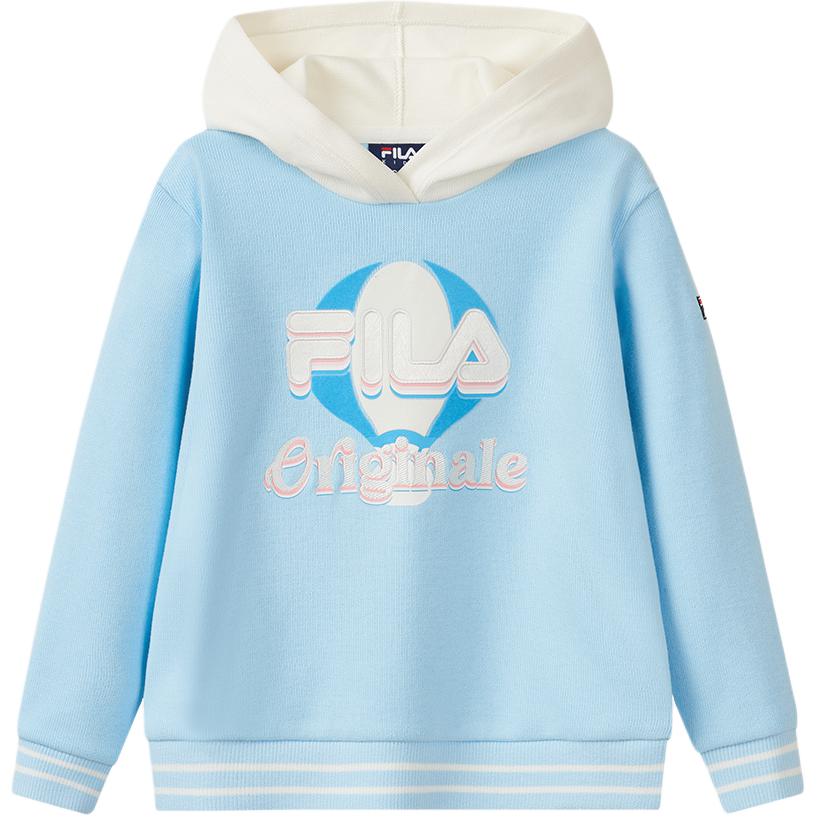 Женское худи Fila Kids Originale (бело-синее)
