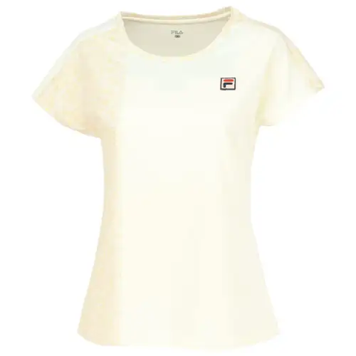 FILA Tennis Tops Women's Ivory Crew Neck