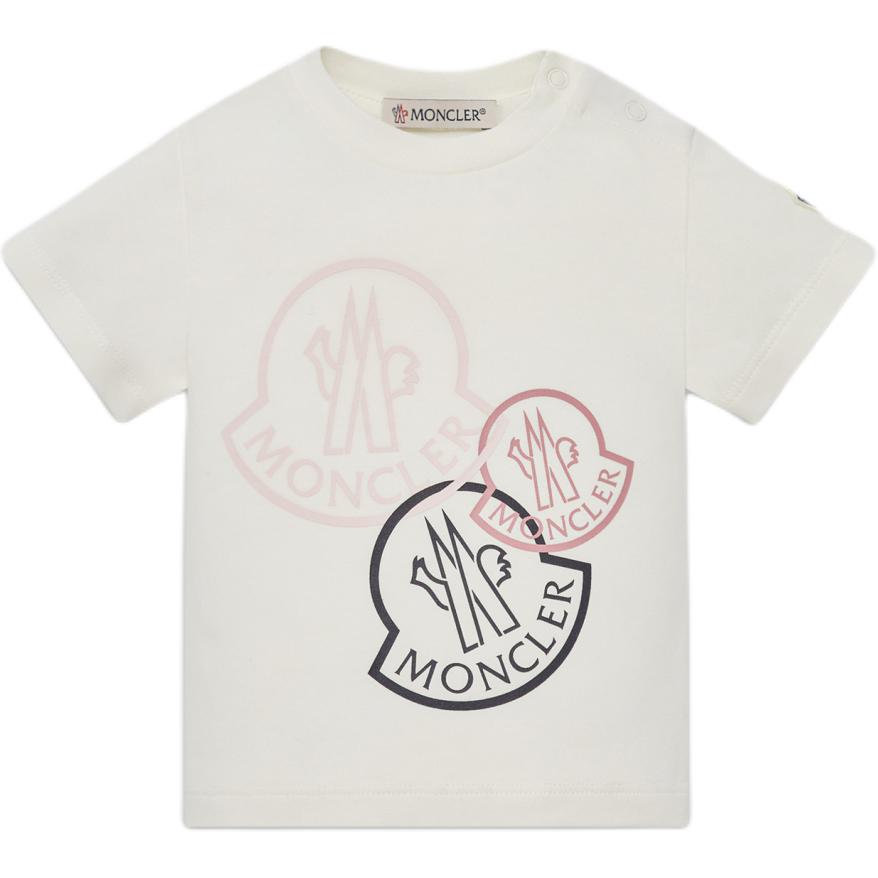 Женская футболка Moncler (белая)