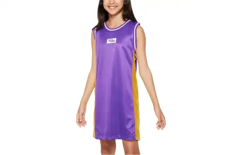 Nike Children's Clothing Culture Of Basketball Letter Print Double-Side Sleeveless Children's Basketball Clothing Girls Fantasy Purple