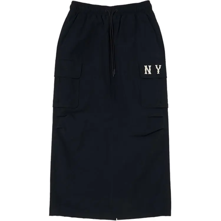 MLB Basic Collection New York Yankees Casual Long Skirt Women's Black