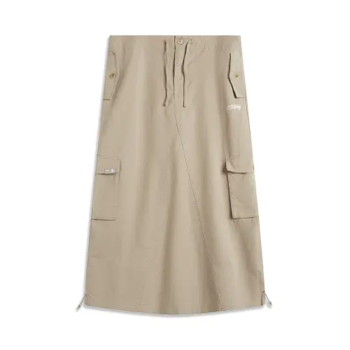 Li Ning x GUGONG,LIANMINGKUAN China Culture Collection Casual Long Skirt Women's Umber