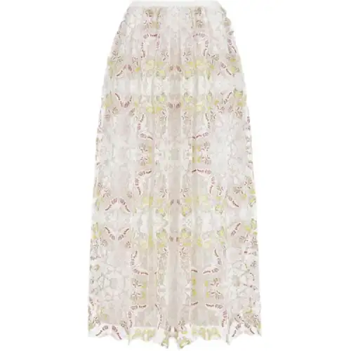 DIOR Casual Long Skirt Women's White
