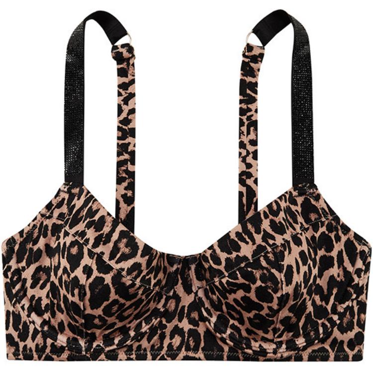 Victoria's Secret Two Piece Swimsuit Women's Leopard Print Diamond